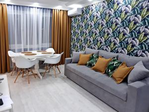 Amenajare living-ului cu bucătarie deschisă
